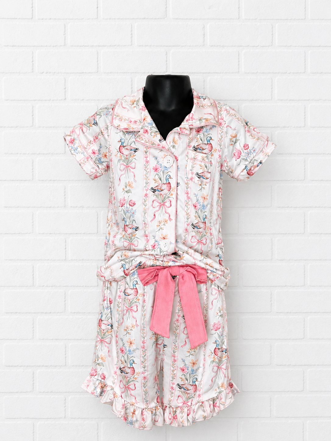 Girls Duck 2 piece PJ Set