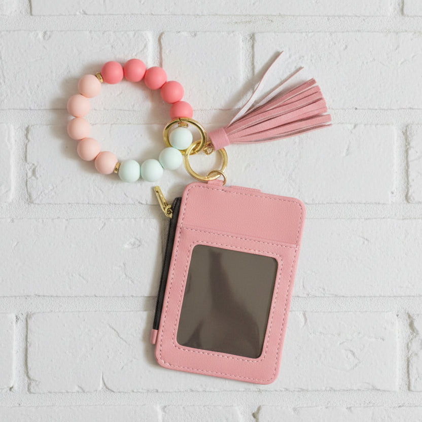 Beaded Wristlet ID Wallet