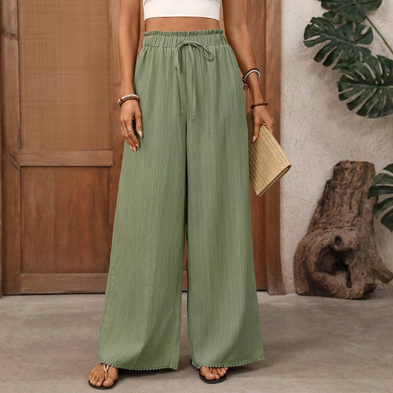 Sage Breeze Wide Leg Pants