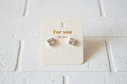 Crystal Stud Earrings