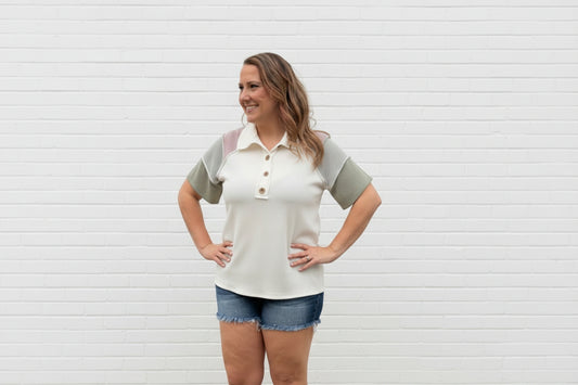High Rise Raw Edge Denim Shorts