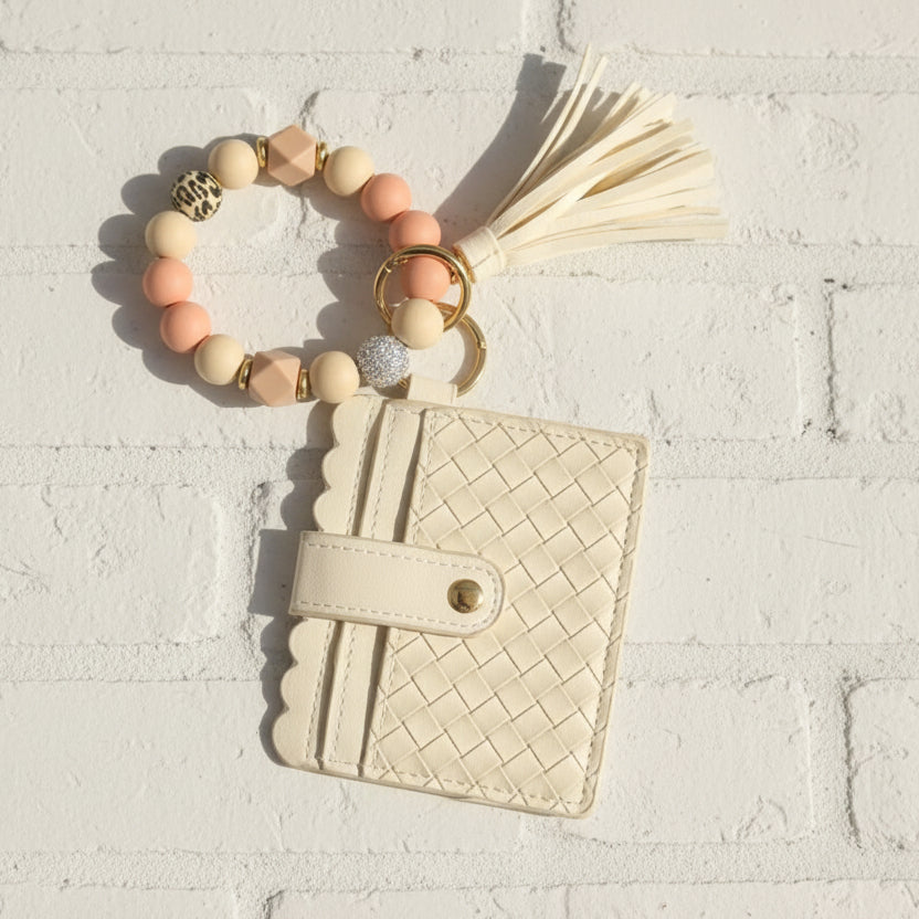 Beaded Wristlet ID Wallet