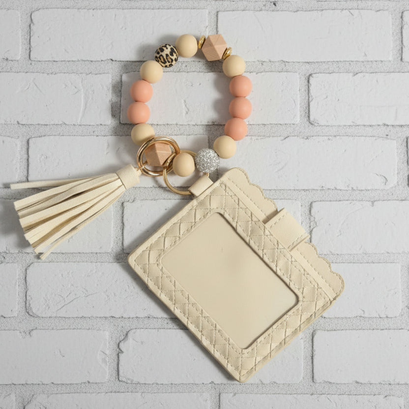 Beaded Wristlet ID Wallet