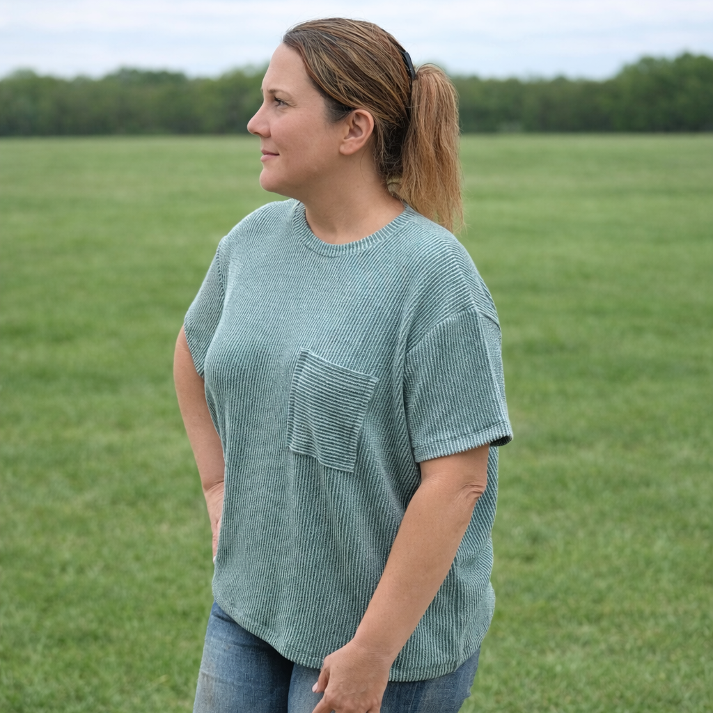 The Willow Relaxed Rib Tee