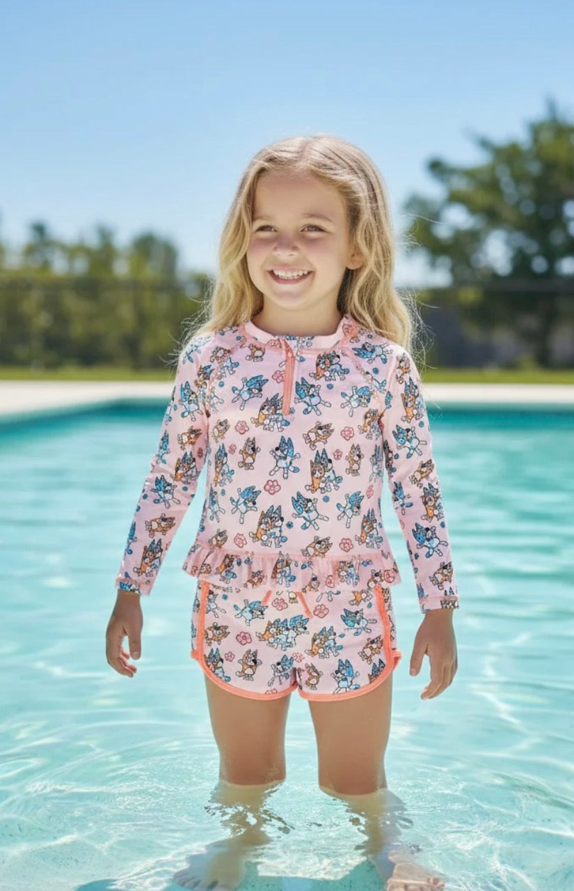 Girls Bluey Swim suit