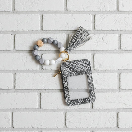 Beaded Wristlet ID Wallet