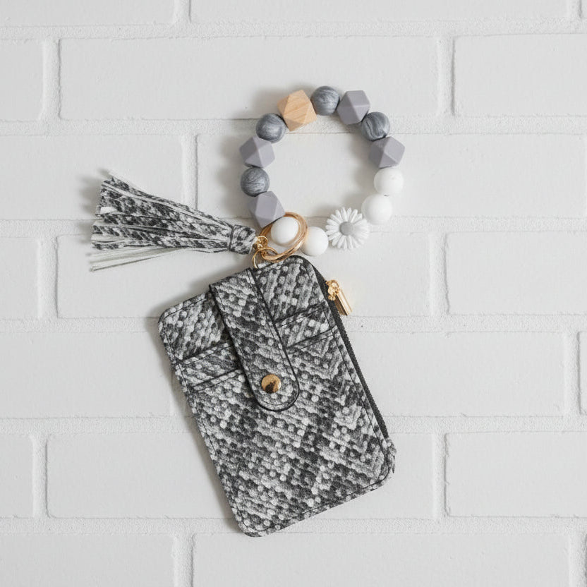 Beaded Wristlet ID Wallet