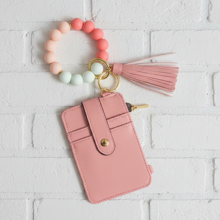 Beaded Wristlet ID Wallet