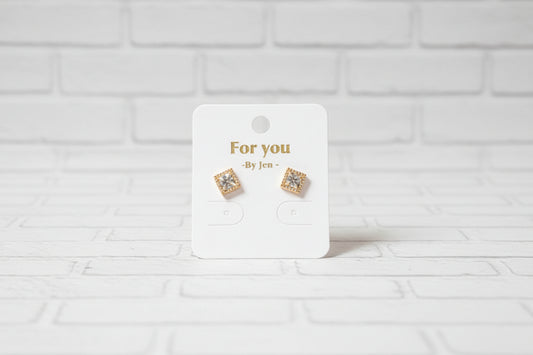 Crystal Stud Earrings