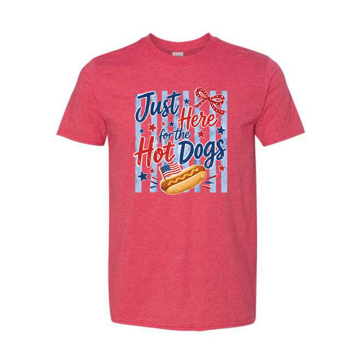 Just Here for the Hot Dogs Tee