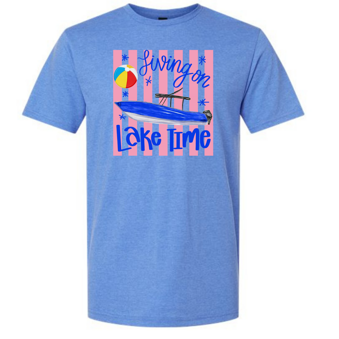 Living on Lake Time Tee