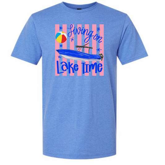 Living on Lake Time Tee