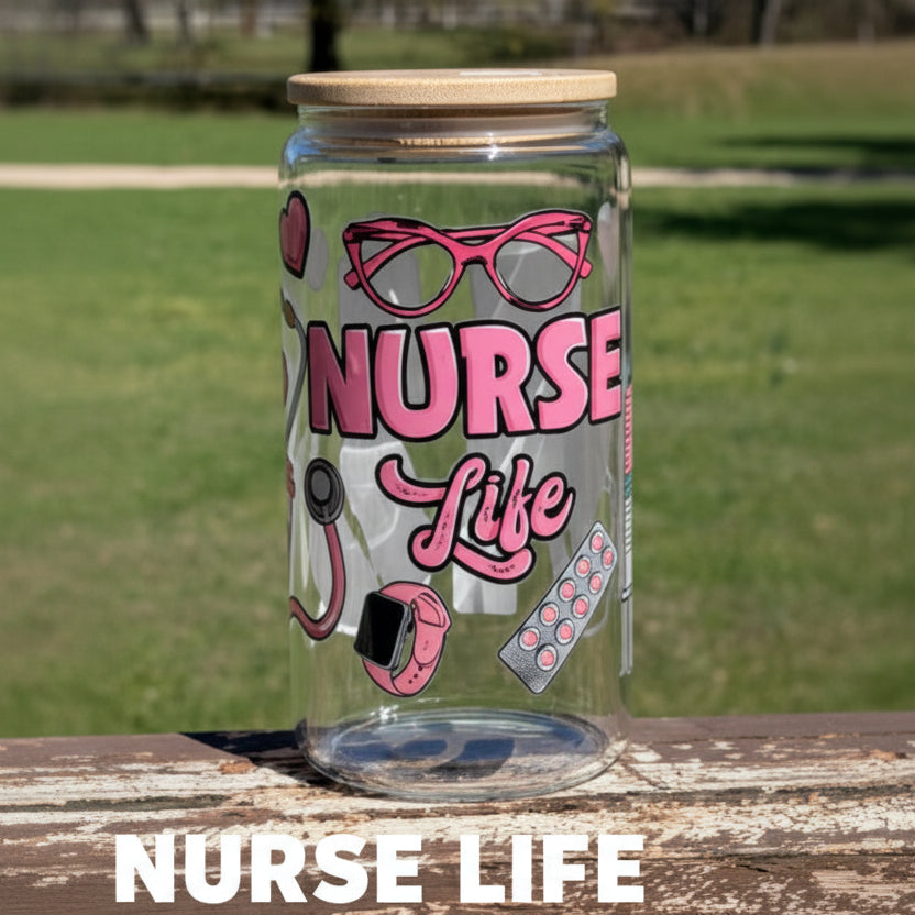 16 oz Glass Cup