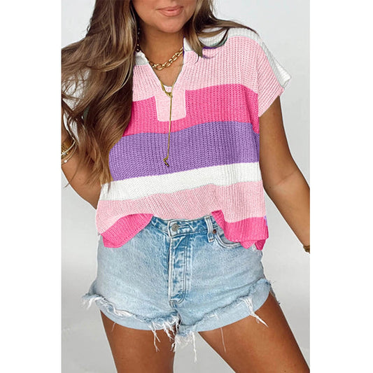 Sweet Stripe Knit Top
