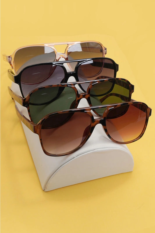 Retro Glam Oversized Sunglasses